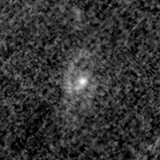 F115W image, 3.2 arcsec across, north up