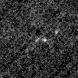 F115W image, 3.2 arcsec across, north up