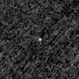 F115W image, 3.2 arcsec across, north up