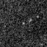 F200W image, 3.2 arcsec across, north up