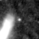 F277W image, 3.2 arcsec across, north up