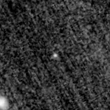 F150W image, 3.2 arcsec across, north up