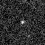 F115W image, 3.2 arcsec across, north up