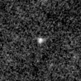 F150W image, 3.2 arcsec across, north up