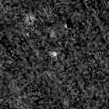 F200W image, 3.2 arcsec across, north up