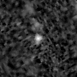 F277W image, 3.2 arcsec across, north up