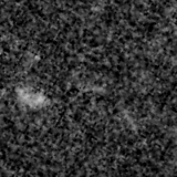F150W image, 3.2 arcsec across, north up