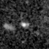 F444W image, 3.2 arcsec across, north up