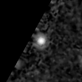 F444W image, 3.2 arcsec across, north up
