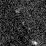 F115W image, 3.2 arcsec across, north up