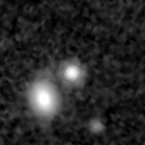 F444W image, 3.2 arcsec across, north up