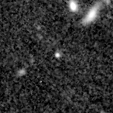 F200W image, 3.2 arcsec across, north up