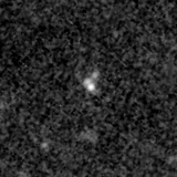 F200W image, 3.2 arcsec across, north up