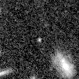 F090W image, 3.2 arcsec across, north up