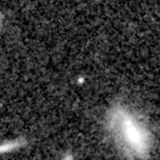 F115W image, 3.2 arcsec across, north up