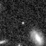 F150W image, 3.2 arcsec across, north up