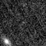 F150W image, 3.2 arcsec across, north up