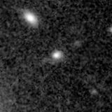 F200W image, 3.2 arcsec across, north up