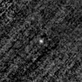 F115W image, 3.2 arcsec across, north up