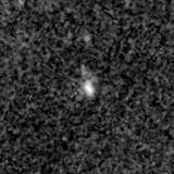 F200W image, 3.2 arcsec across, north up