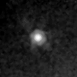 F444W image, 3.2 arcsec across, north up