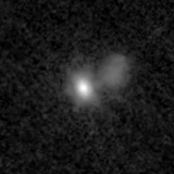 F200W image, 3.2 arcsec across, north up