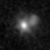 F277W image, 3.2 arcsec across, north up