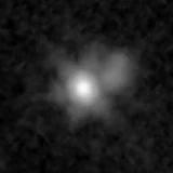 F356W image, 3.2 arcsec across, north up