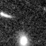 F115W image, 3.2 arcsec across, north up