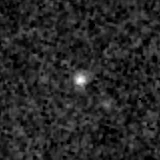 F277W image, 3.2 arcsec across, north up