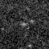 F115W image, 3.2 arcsec across, north up