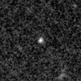 F150W image, 3.2 arcsec across, north up