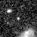 F356W image, 3.2 arcsec across, north up