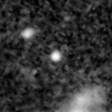F444W image, 3.2 arcsec across, north up