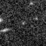 F090W image, 3.2 arcsec across, north up