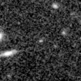 F115W image, 3.2 arcsec across, north up
