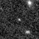 F115W image, 3.2 arcsec across, north up