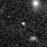 F200W image, 3.2 arcsec across, north up