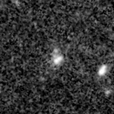 F200W image, 3.2 arcsec across, north up