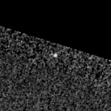 F200W image, 3.2 arcsec across, north up