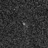 F150W image, 3.2 arcsec across, north up