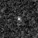 F277W image, 3.2 arcsec across, north up