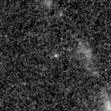 F150W image, 3.2 arcsec across, north up