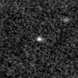 F150W image, 3.2 arcsec across, north up
