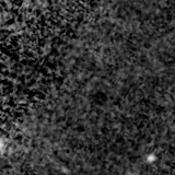 F090W image, 3.2 arcsec across, north up