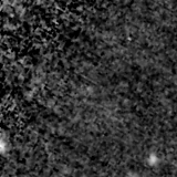 F115W image, 3.2 arcsec across, north up
