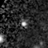 F444W image, 3.2 arcsec across, north up