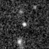F444W image, 3.2 arcsec across, north up