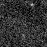 F150W image, 3.2 arcsec across, north up