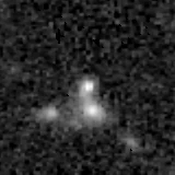 F277W image, 3.2 arcsec across, north up